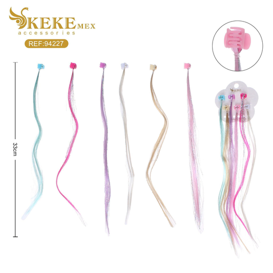 Extenciones con prensas 6pcs