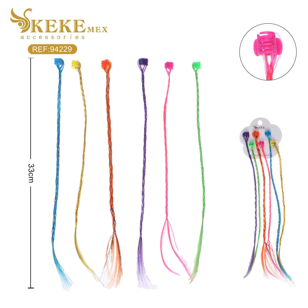 Extenciones con prensas 6pcs