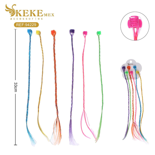 Extenciones con prensas 6pcs