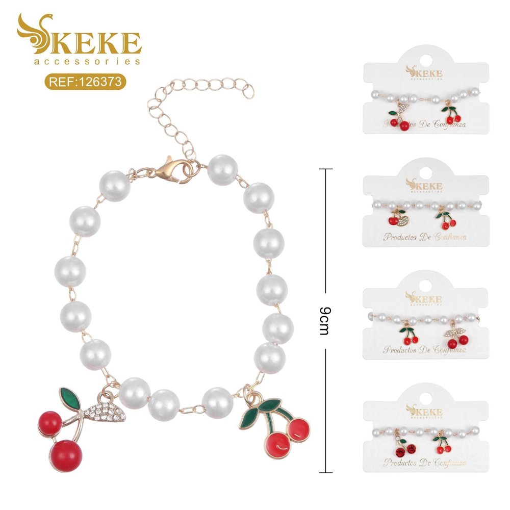 Pulsera con cereza 18cm