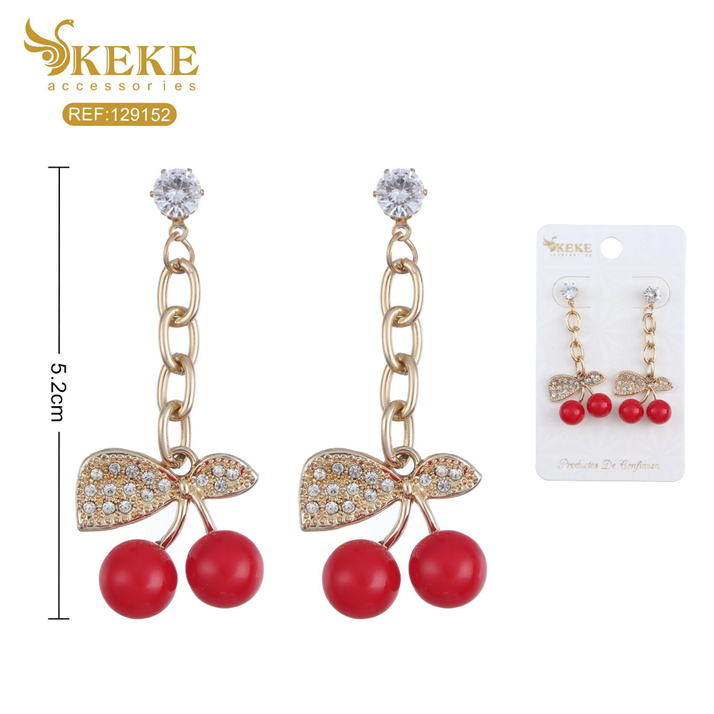 Aretes cereza 6cm