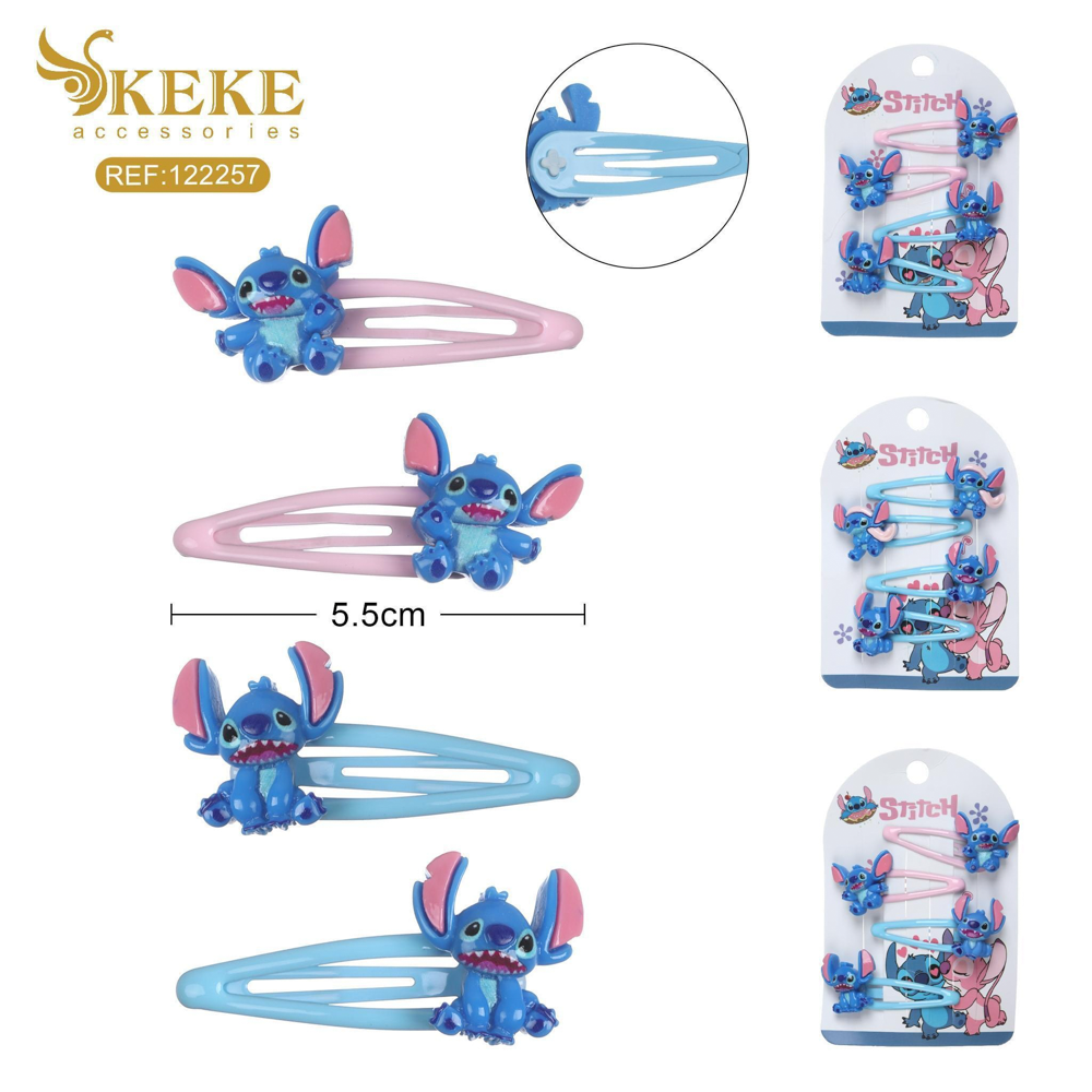 Set de prensas stitch 4pcs