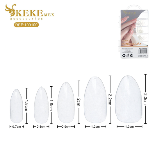 Tips para unas postizas 100pcs
