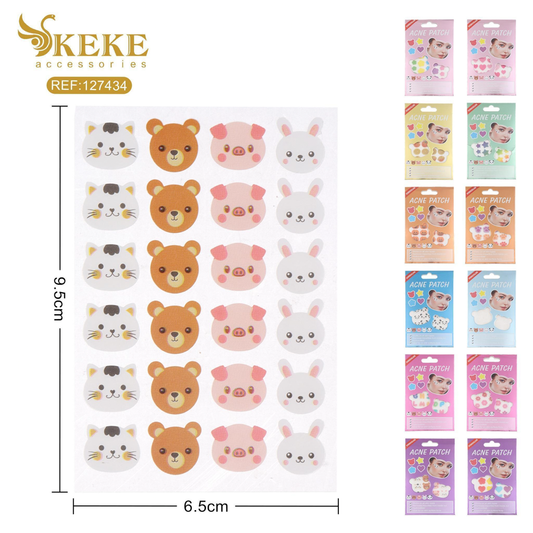 Parches para espinillas decolores