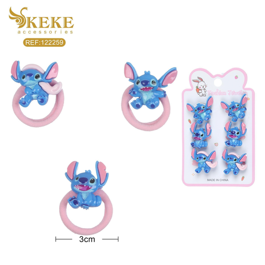 Set de colas stitch 6pcs
