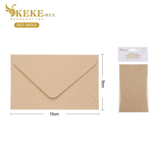 Sobres de papel marron