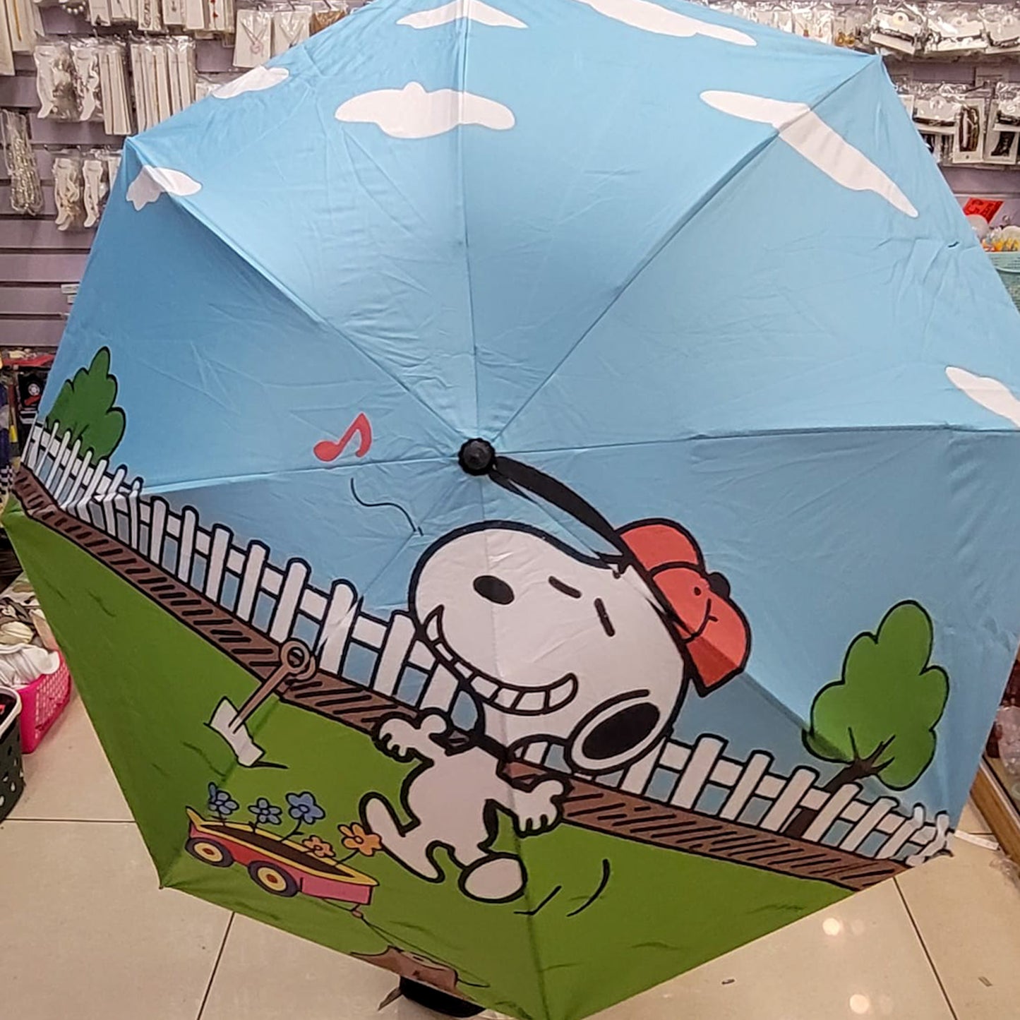 Sombrilla de snoopy