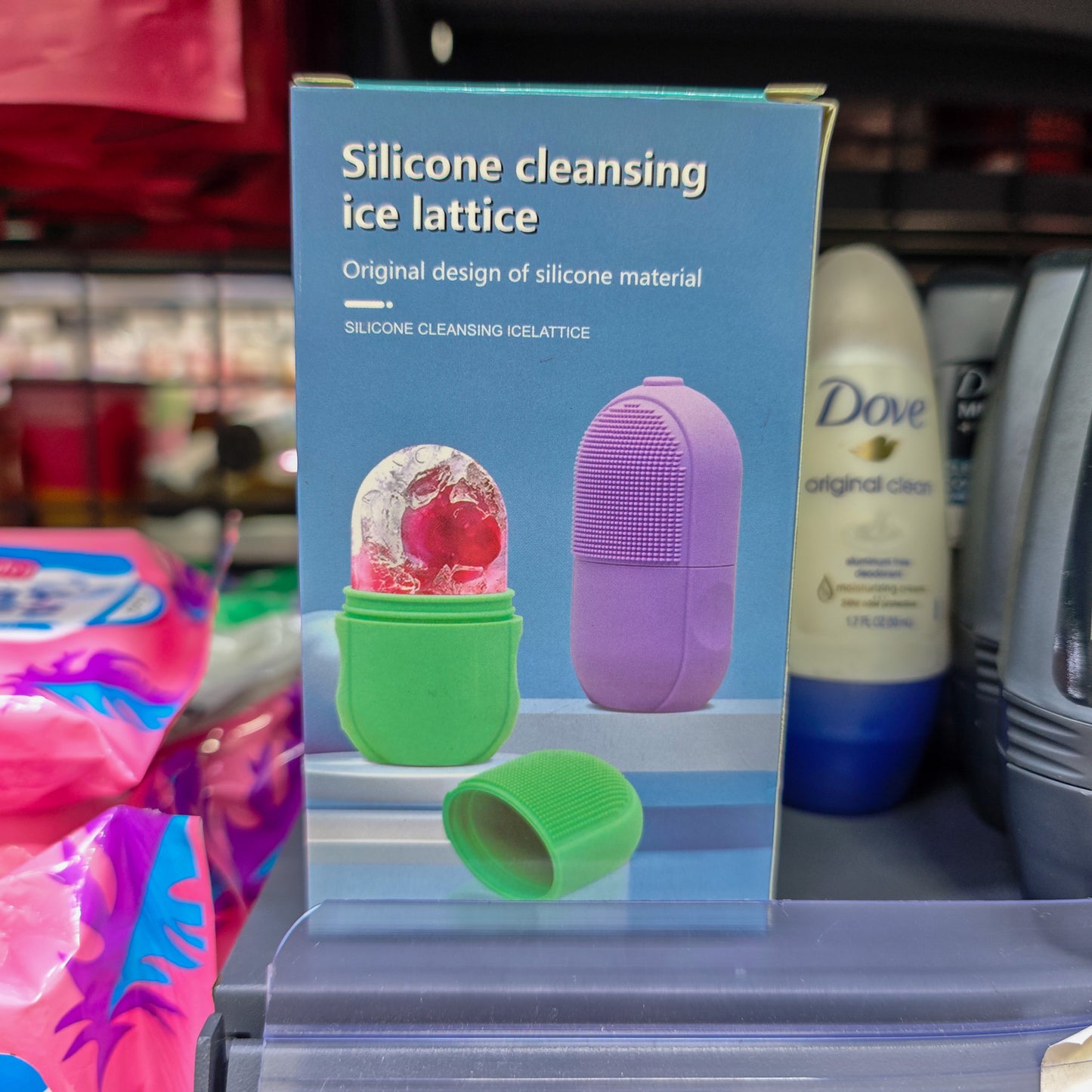 Molde de hielo para limpiar la cara