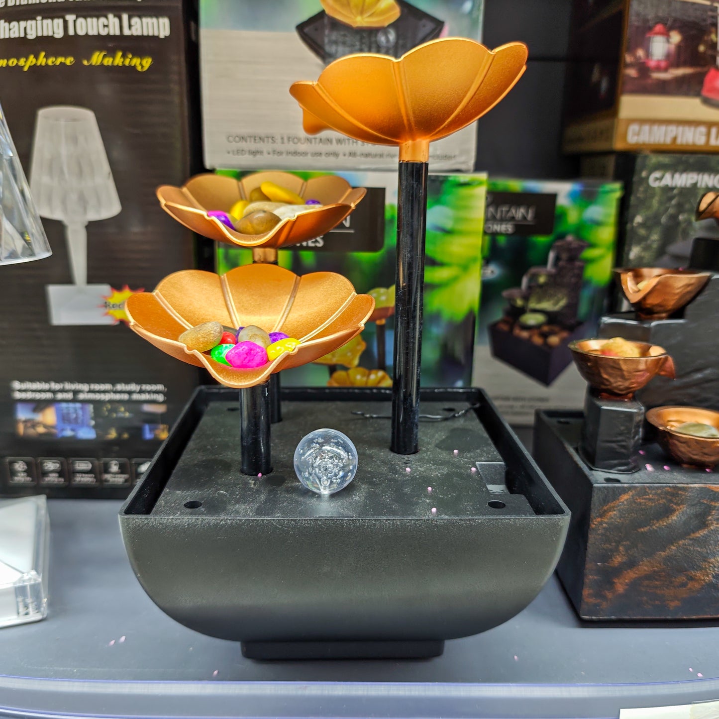 Fuente led de agua