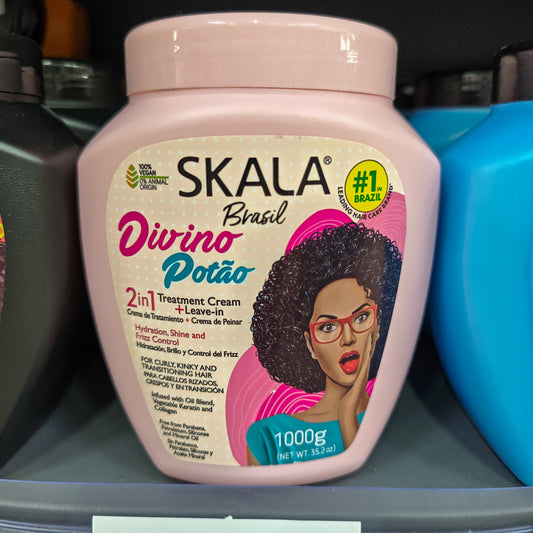 Crema skala para cabello rizado