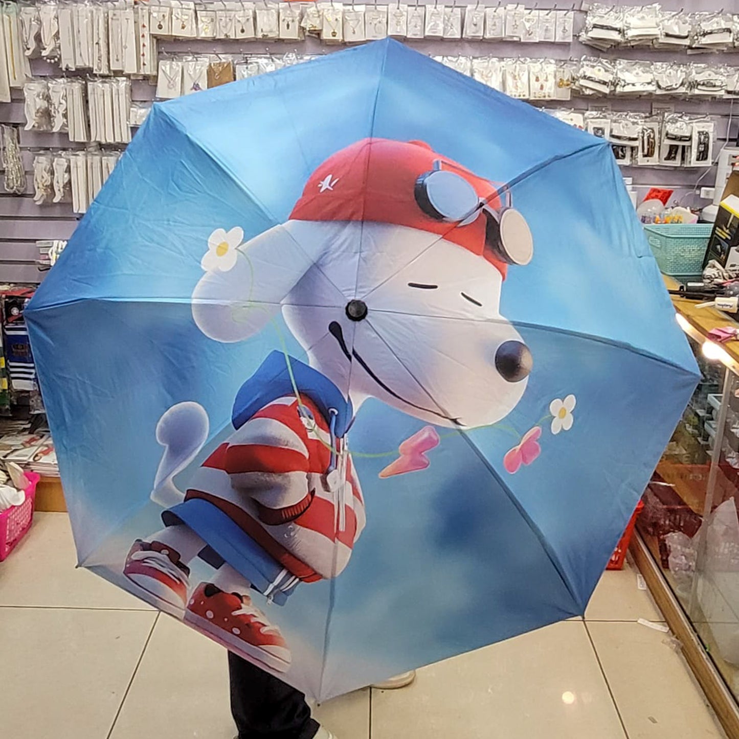 Sombrilla de snoopy