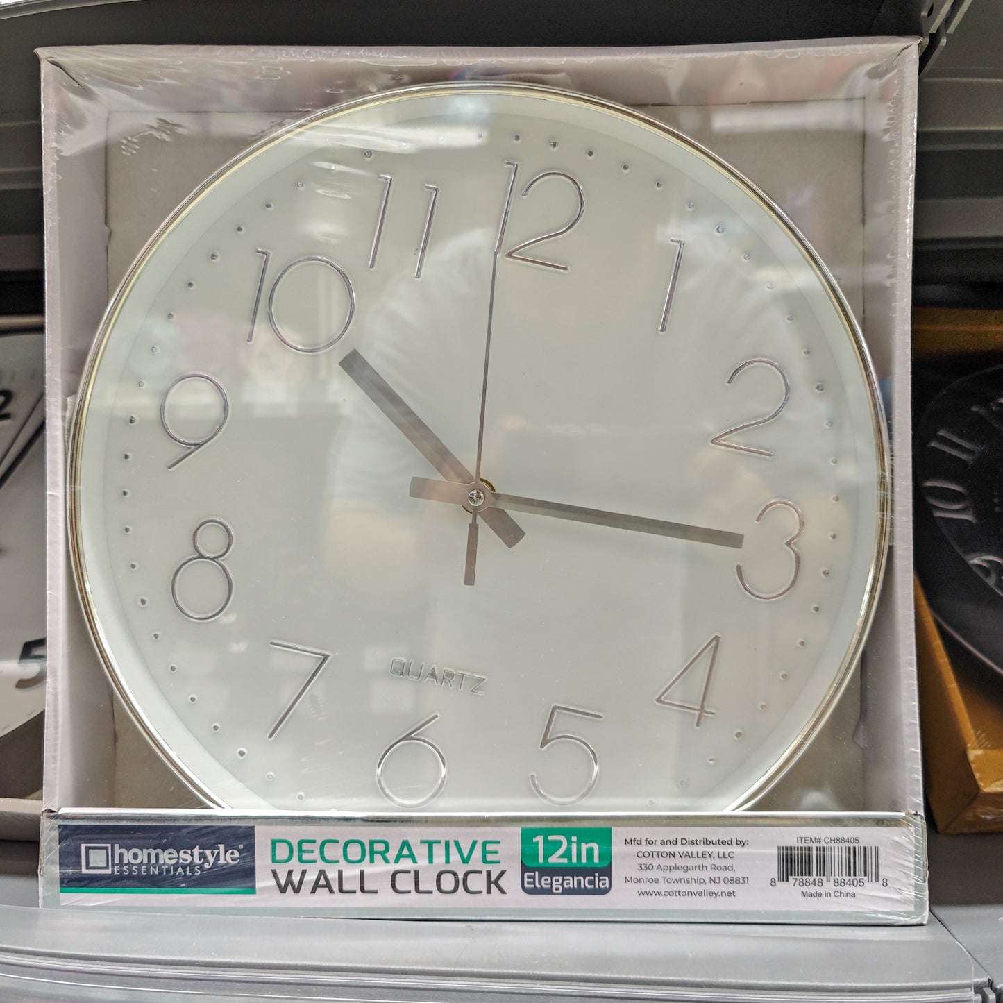 Wall clock 12 ch88405