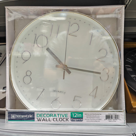 Wall clock 12 ch88405