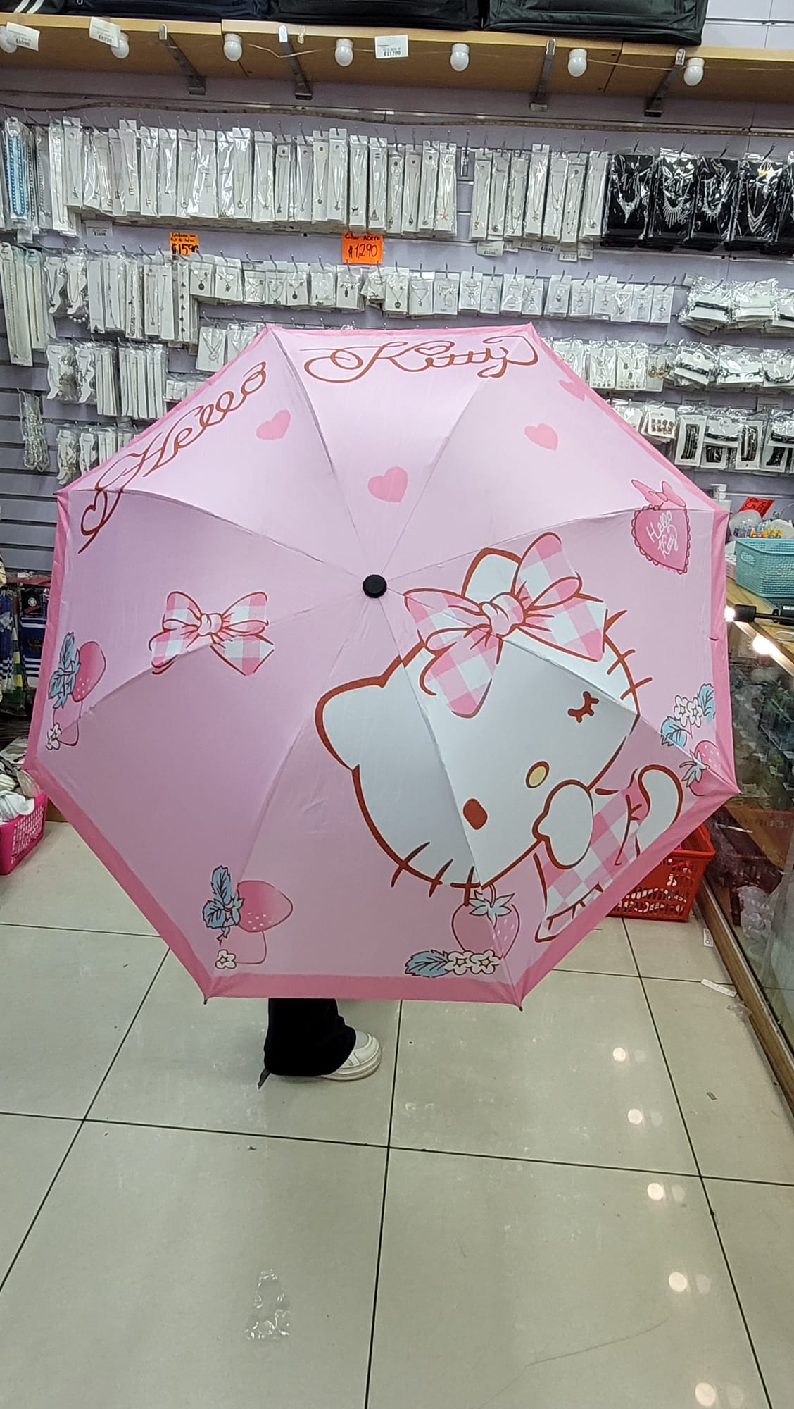 Sombrilla hello kitty 55 cm (100)